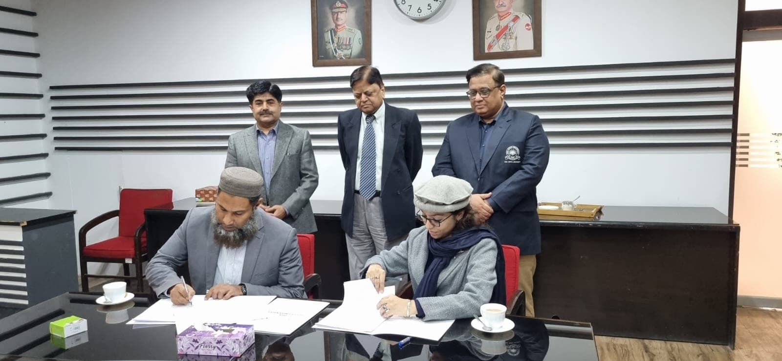 Industrial Visits & MoUs - Project Signing with RESOLVE/SUPARCO at DHA Suffa University