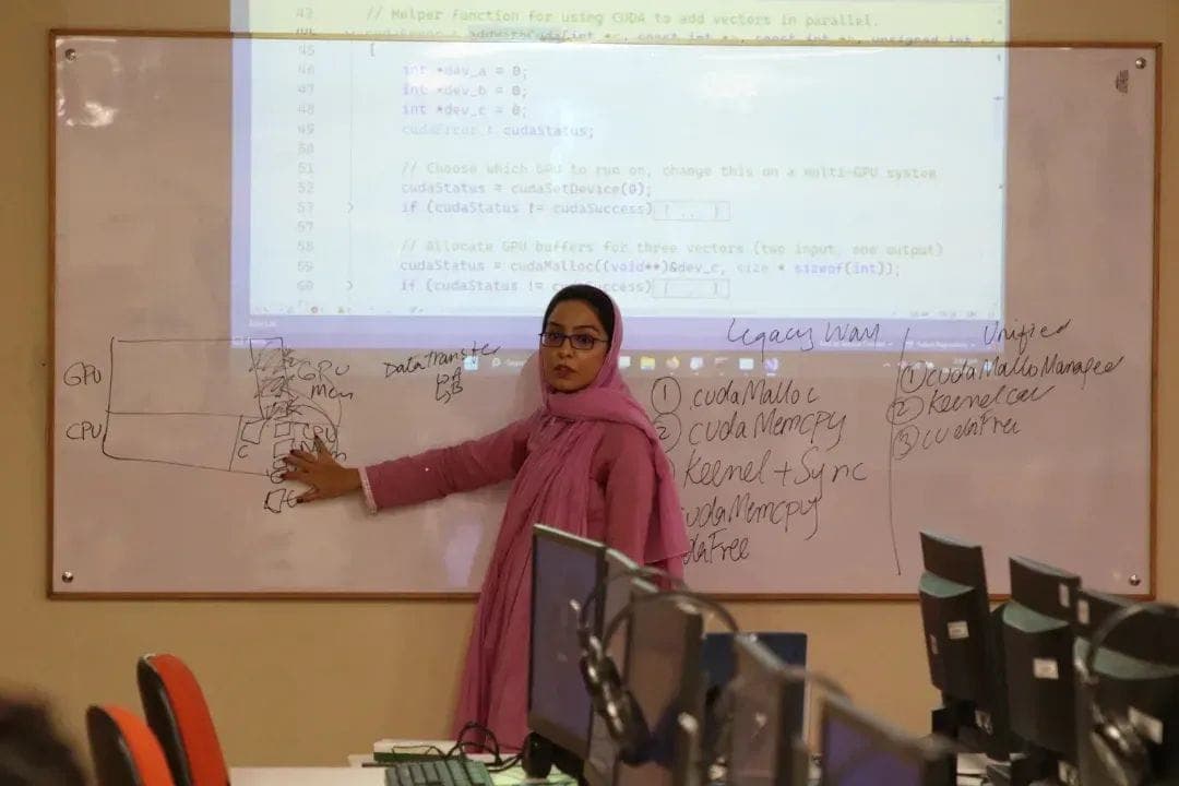 Conferences & Talks - High Performance Computing using CUDA Talk at Salim Habib University