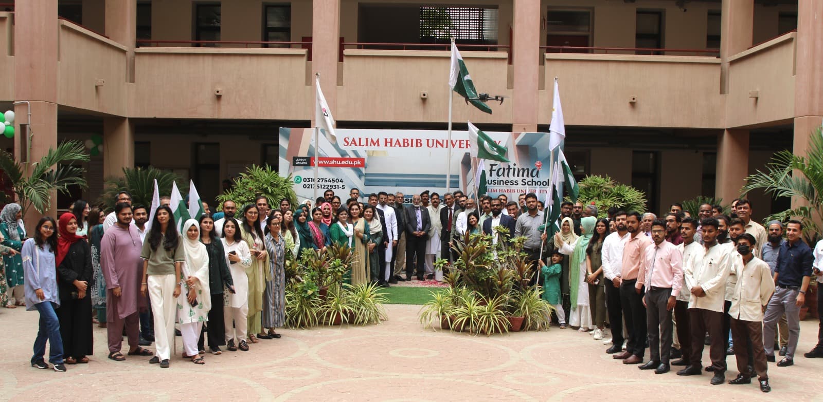Team Building Activities - Pakistan's Independence Day Celebration at Salim Habib University