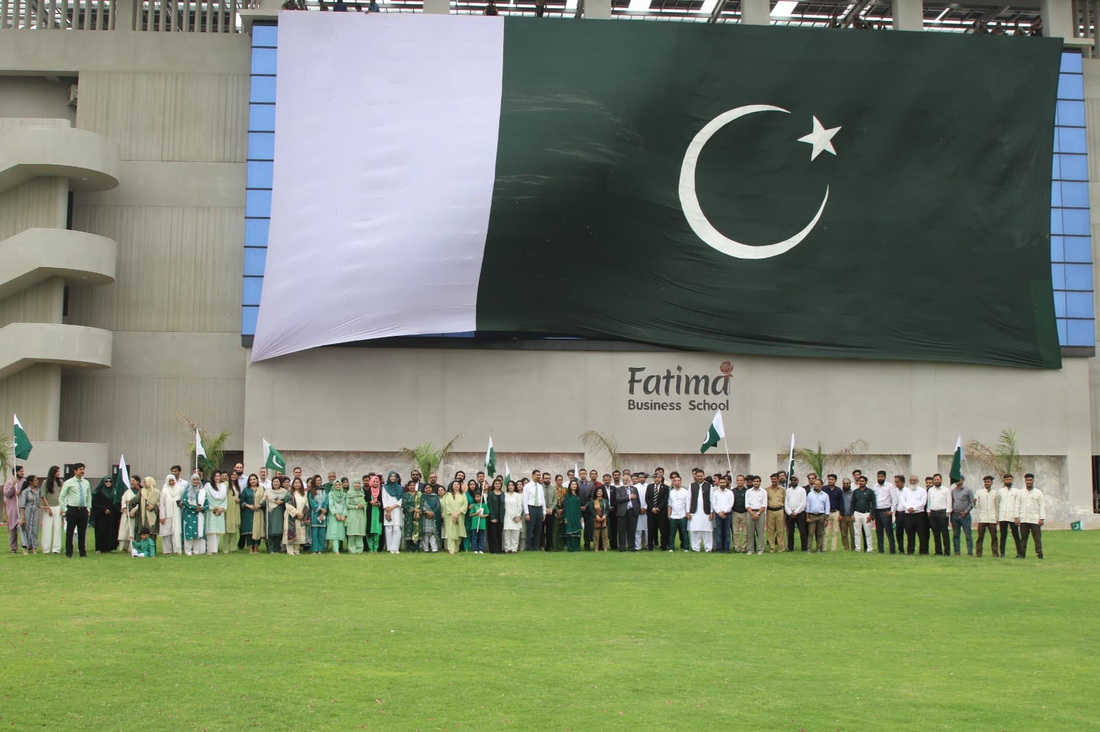 Team Building Activities - Pakistan's Independence Day Celebration at Salim Habib University