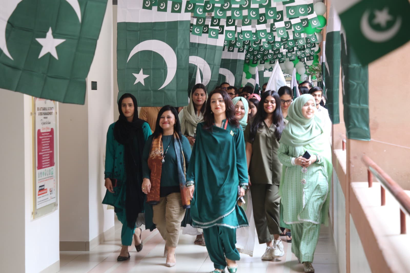 Team Building Activities - Pakistan's Independence Day Celebration at Salim Habib University